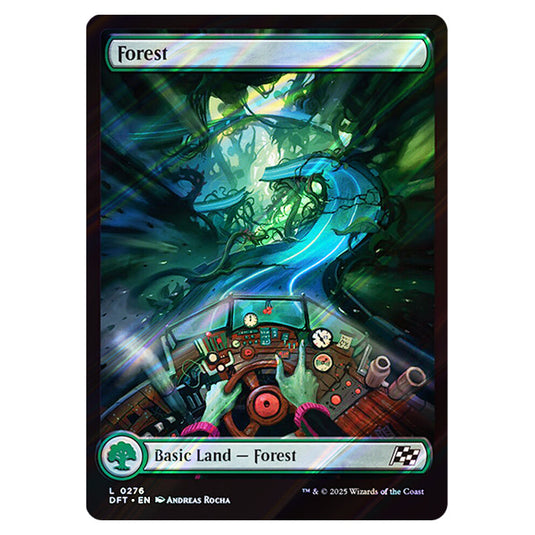 Forest 0276 card from the Magic The Gathering set Aetherdrift