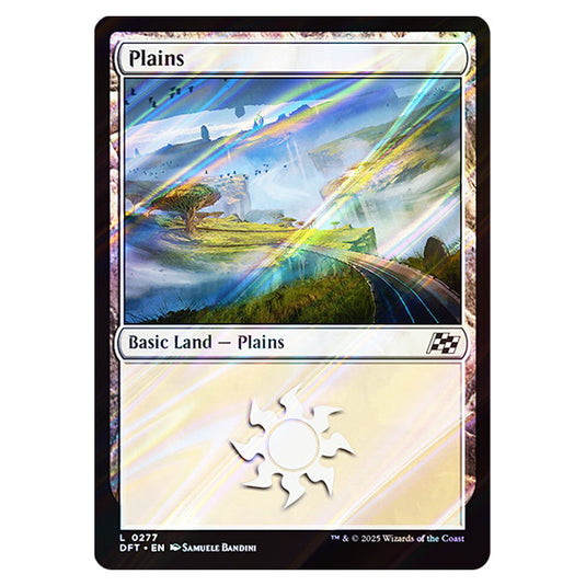 Plains 0277 card from the Magic The Gathering set Aetherdrift