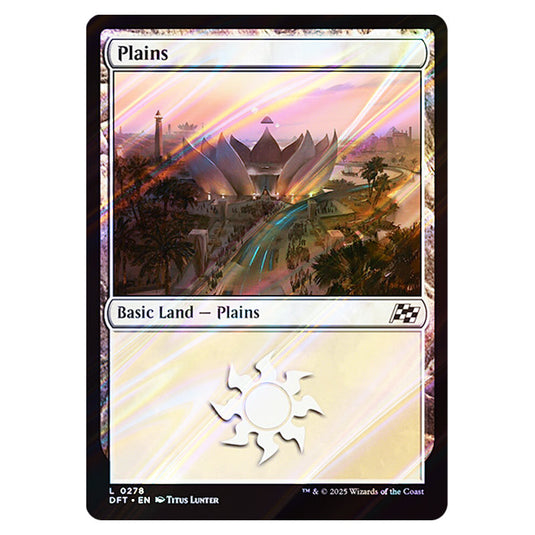 Plains 0278 card from the Magic The Gathering set Aetherdrift