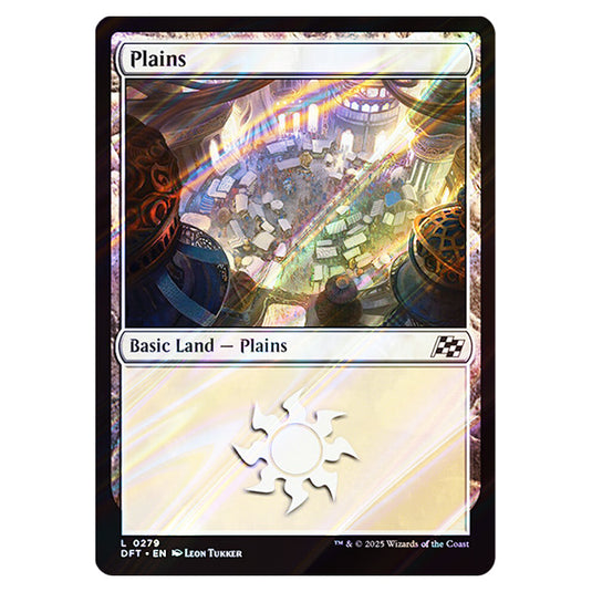 Plains 0279 card from the Magic The Gathering set Aetherdrift