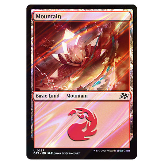 Mountain 0287 card from the Magic The Gathering set Aetherdrift