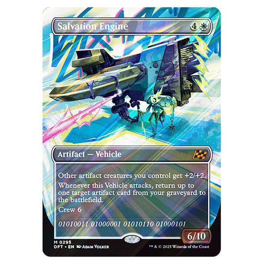 Salvation Engine 0295 card from the Magic The Gathering set Aetherdrift
