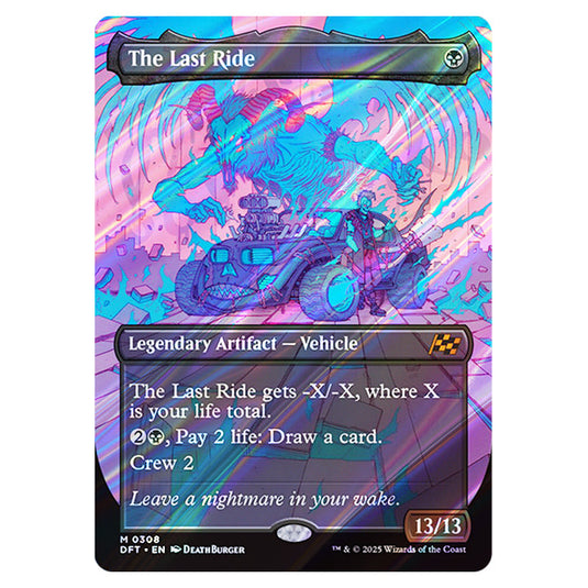 The Last Ride 0308 card from the Magic The Gathering set Aetherdrift