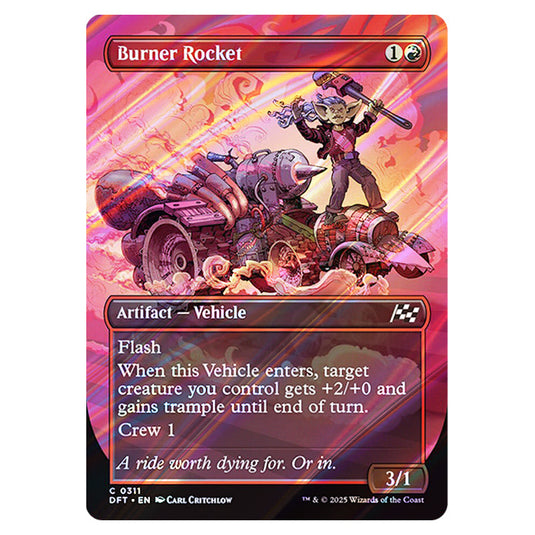 Burner Rocket 0311 card from the Magic The Gathering set Aetherdrift