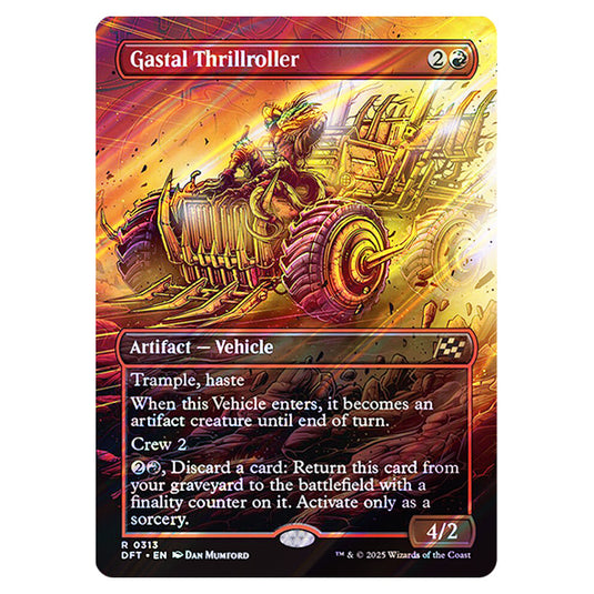 Gastal Thrillroller 0313 card from the Magic The Gathering set Aetherdrift