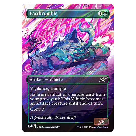 Earthrumbler 0315 card from the Magic The Gathering set Aetherdrift