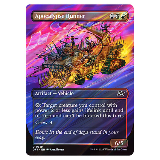 Apocalypse Runner 0319 card from the Magic The Gathering set Aetherdrift