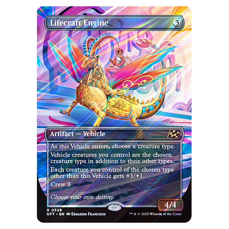 Magic The Gathering - Aetherdrift - Lifecraft Engine (Revved Up) - 032