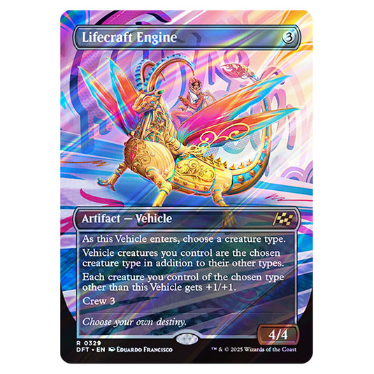 Lifecraft Engine 0329 card from the Magic The Gathering set Aetherdrift