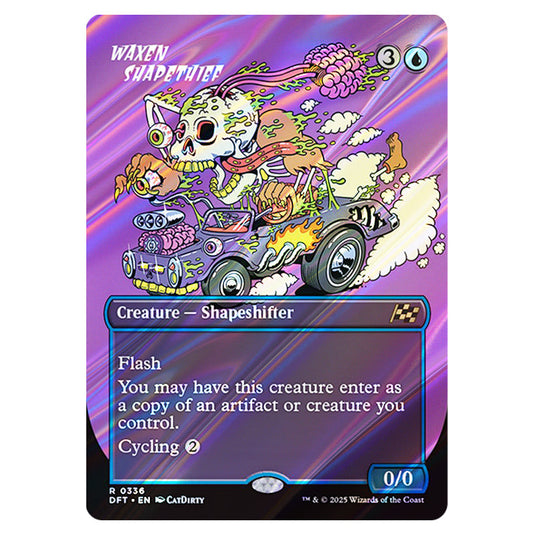 Waxen Shapethief 0336 card from the Magic The Gathering set Aetherdrift