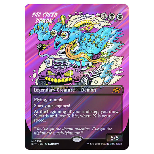 The Speed Demon 0339 card from the Magic The Gathering set Aetherdrift