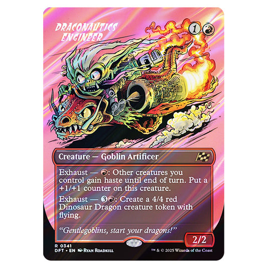 Draconautics Engineer 0341 card from the Magic The Gathering set Aetherdrift