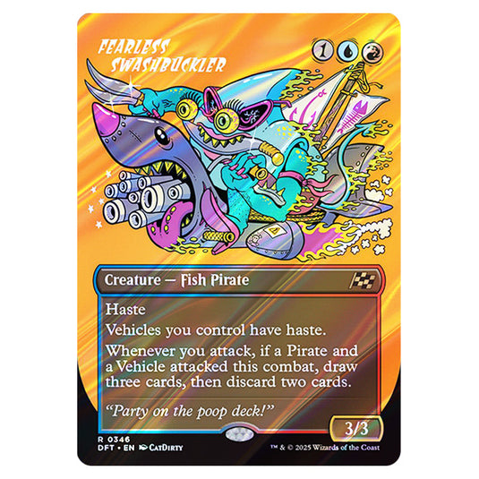 Fearless Swashbuckler 0346 card from the Magic The Gathering set Aetherdrift