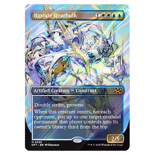 Riptide Gearhulk 0353 card from the Magic The Gathering set Aetherdrift