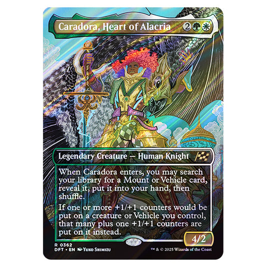 Caradora, Heart of Alacria 0362 card from the Magic The Gathering set Aetherdrift