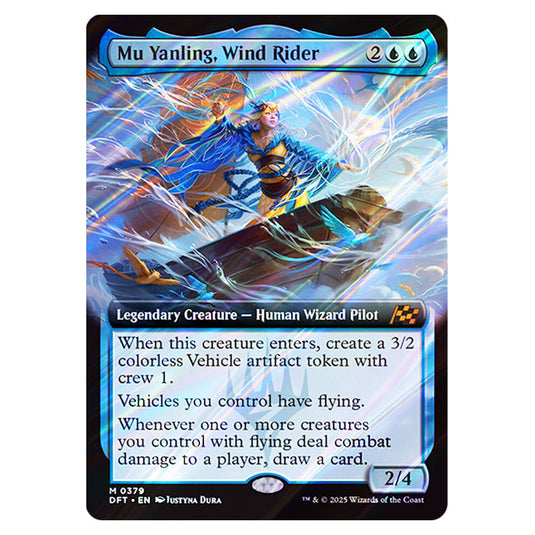 Mu Yanling, Wind Rider 0379 card from the Magic The Gathering set Aetherdrift