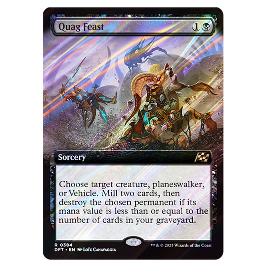 Quag Feast 0384 card from the Magic The Gathering set Aetherdrift