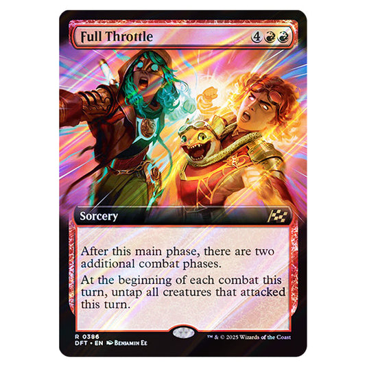 Full Throttle 0386 card from the Magic The Gathering set Aetherdrift