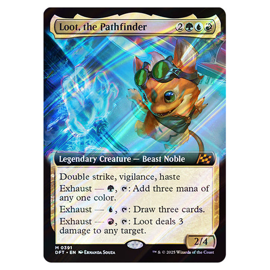 Loot, the Pathfinder 0391 card from the Magic The Gathering set Aetherdrift