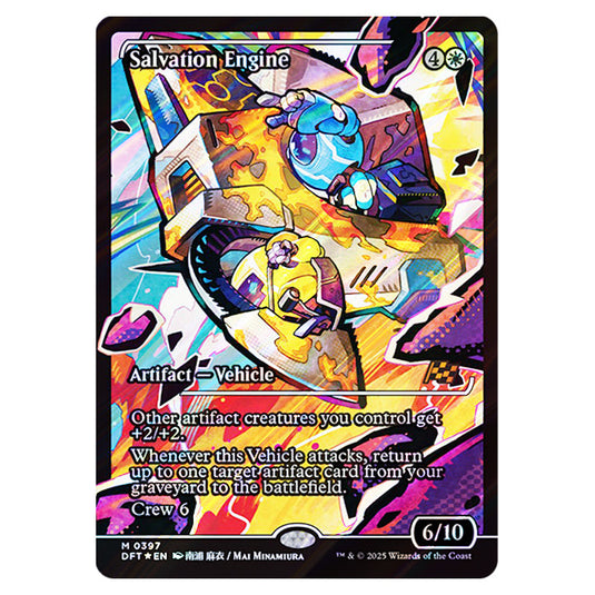 Salvation Engine 0397 card from the Magic The Gathering set Aetherdrift
