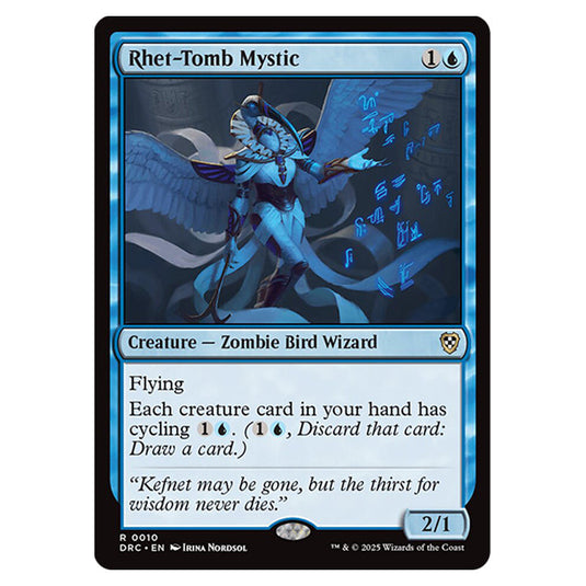 Rhet-Tomb Mystic 0010 card from the Magic The Gathering set Aetherdrift Commander