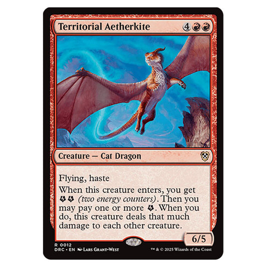 Territorial Aetherkite 0012 card from the Magic The Gathering set Aetherdrift Commander