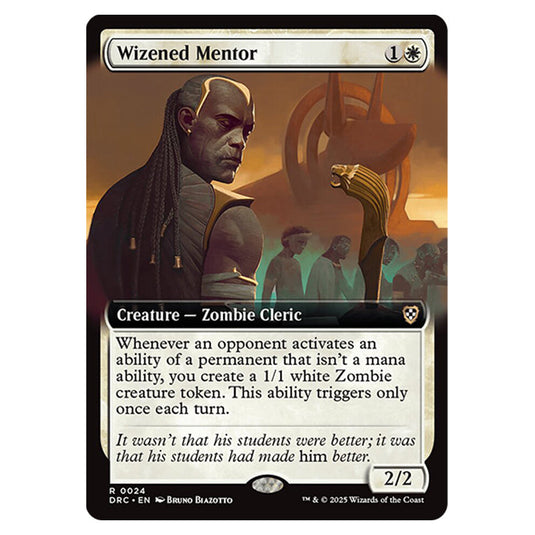 Wizened Mentor 0024 card from the Magic The Gathering set Aetherdrift Commander