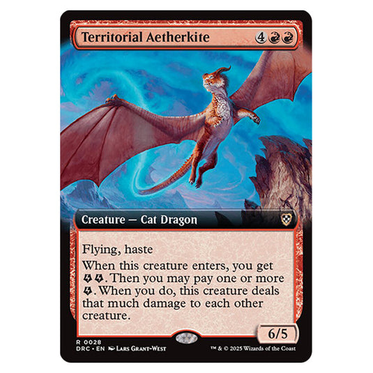Territorial Aetherkite 0028 card from the Magic The Gathering set Aetherdrift Commander