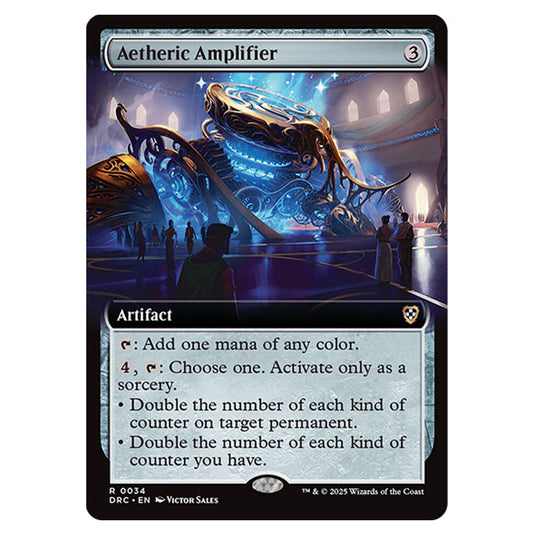 Aetheric Amplifier 0034 card from the Magic The Gathering set Aetherdrift Commander