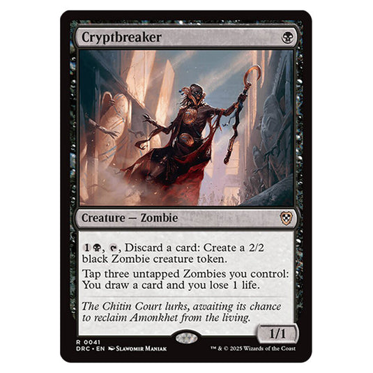 Cryptbreaker 0041 card from the Magic The Gathering set Aetherdrift Commander