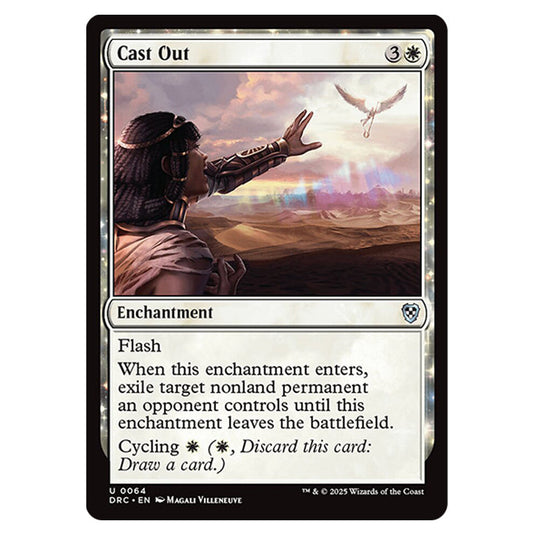 Cast Out 0064 card from the Magic The Gathering set Aetherdrift Commander