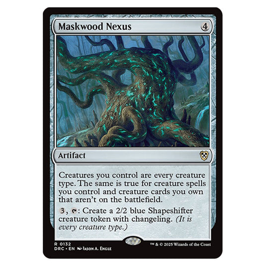 Maskwood Nexus 0132 card from the Magic The Gathering set Aetherdrift Commander