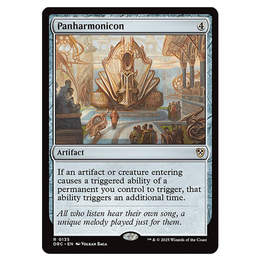 Panharmonicon 0135 card from the Magic The Gathering set Aetherdrift Commander