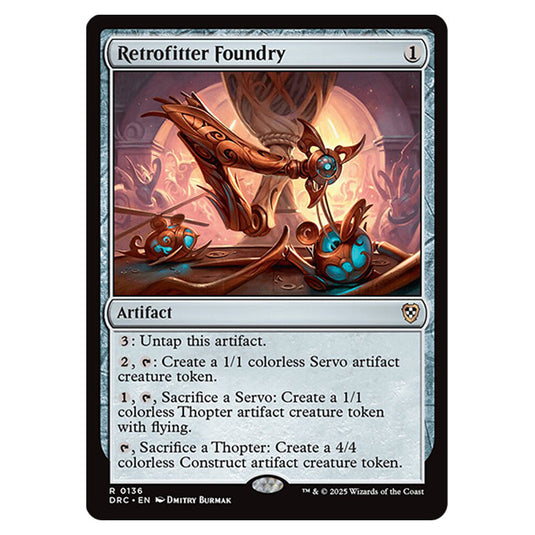 Retrofitter Foundry 0136 card from the Magic The Gathering set Aetherdrift Commander