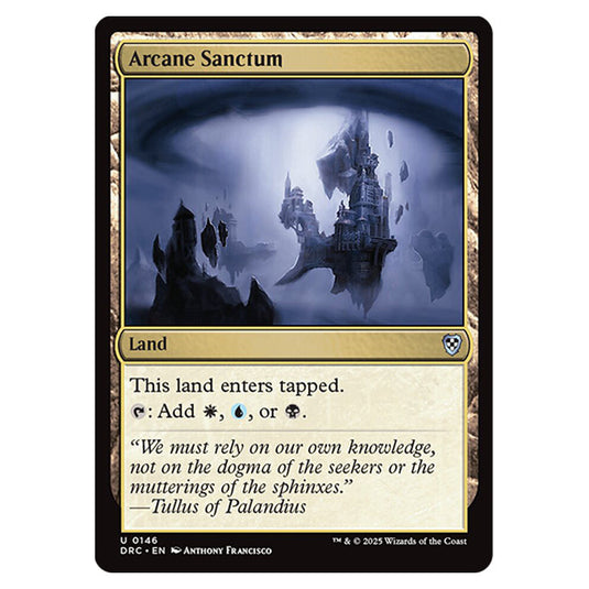 Arcane Sanctum 0146 card from the Magic The Gathering set Aetherdrift Commander