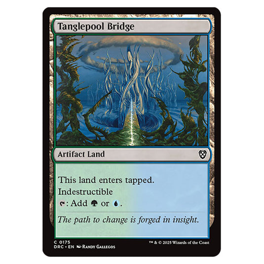 Tanglepool Bridge 0175 card from the Magic The Gathering set Aetherdrift Commander