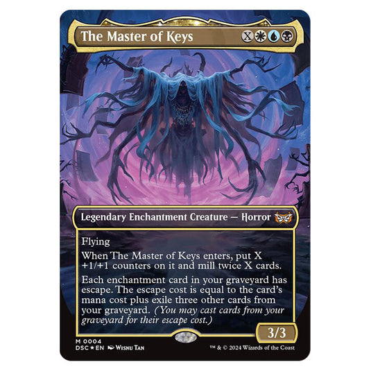 The Master of Keys 004 card from the Magic The Gathering set Duskmourn: House of Horror Commander