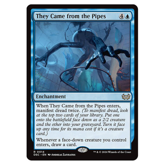 They Came from the Pipes 014 card from the Magic The Gathering set Duskmourn: House of Horror Commander