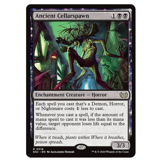 Ancient Cellarspawn 016 card from the Magic The Gathering set Duskmourn: House of Horror Commander