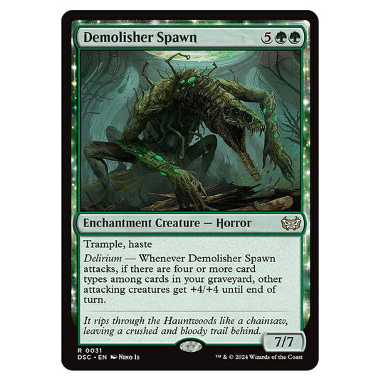 Demolisher Spawn 031 card from the Magic The Gathering set Duskmourn: House of Horror Commander