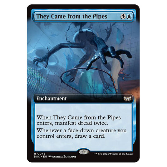 They Came from the Pipes 045 card from the Magic The Gathering set Duskmourn: House of Horror Commander