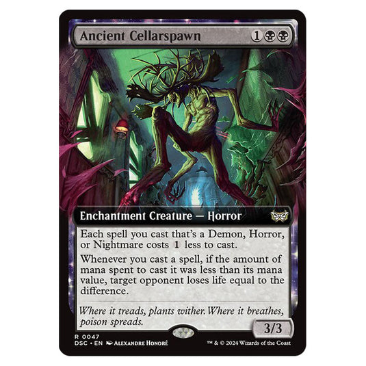 Ancient Cellarspawn 047 card from the Magic The Gathering set Duskmourn: House of Horror Commander