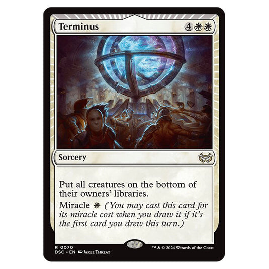 Terminus 070 card from the Magic The Gathering set Duskmourn: House of Horror Commander