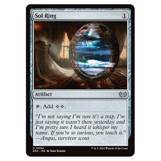 Sol Ring 094 card from the Magic The Gathering set Duskmourn: House of Horror Commander