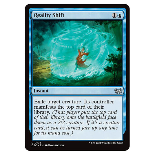 Reality Shift 125 card from the Magic The Gathering set Duskmourn: House of Horror Commander