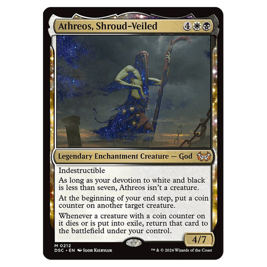 Athreos, Shroud-Veiled 212 card from the Magic The Gathering set Duskmourn: House of Horror Commander