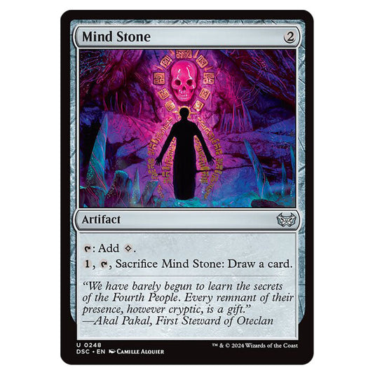 Mind Stone 248 card from the Magic The Gathering set Duskmourn: House of Horror Commander