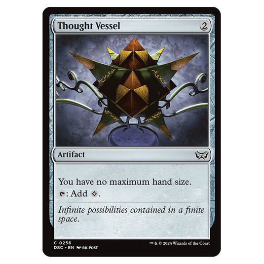 Thought Vessel 256 card from the Magic The Gathering set Duskmourn: House of Horror Commander