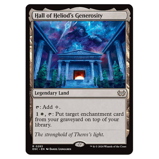 Hall of Heliod's Generosity 283 card from the Magic The Gathering set Duskmourn: House of Horror Commander