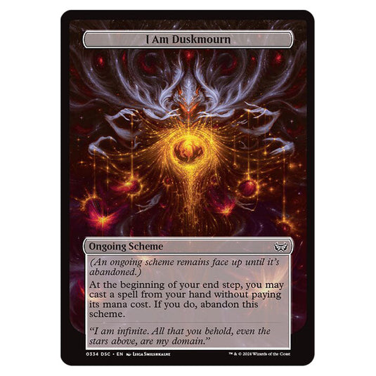 I Am Duskmourn 334 card from the Magic The Gathering set Duskmourn: House of Horror Commander